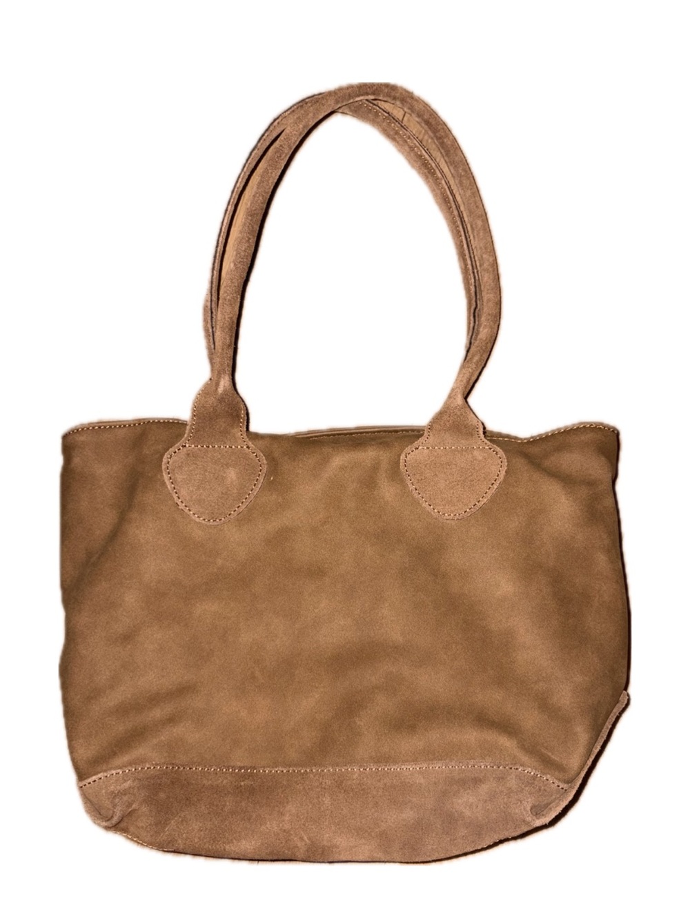 Brandy Melville Suede Tote Bag in Brown